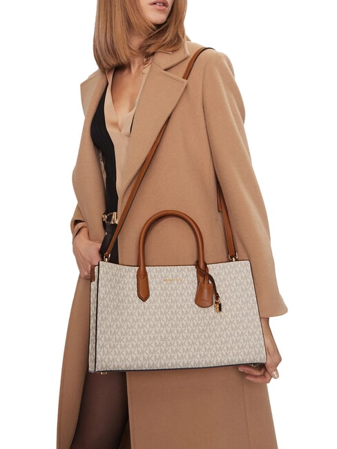 SCARLETT Geanta de mana, cu bareta de umar vanilie/acrn - Genți femei