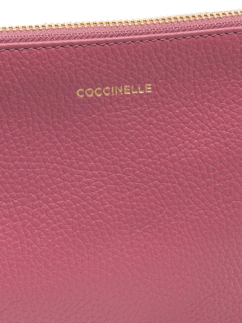 BEST CROSSBODY Geanta mini din piele pulpă roz - Genți femei