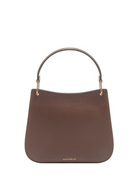 LEILANI Geanta de mana din piele cu bareta de umar roşcovă - Genți femei