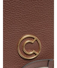 COCCINELLE LEILANI Geanta de mana din piele cu bareta de umar roşcovă - Genți femei - 5