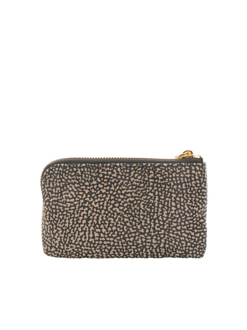 CLASSICA Husa pentru monede cu breloc OP / NATURAL / NEGRU - Portchei