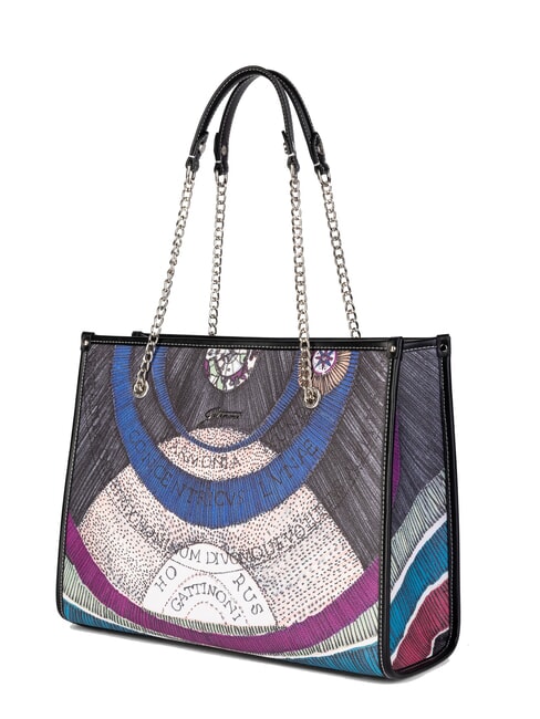 PLANETARIUM Geantă de umăr cu mâner cu lanț noapte/negru - Genți femei