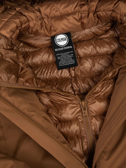 SURROUNDING Jachetă lungă căptușită cu glugă ciupercă - Jachete pentru femei