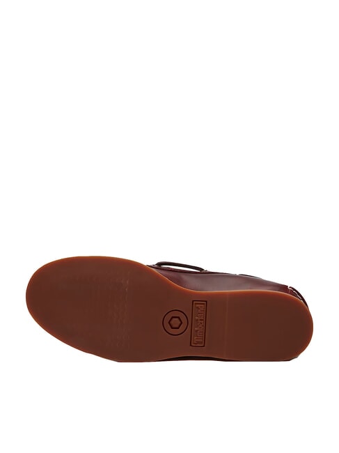 CLASSIC BOAT  Pantofi de barca din piele burgundy fullgrain - Pantofi femei