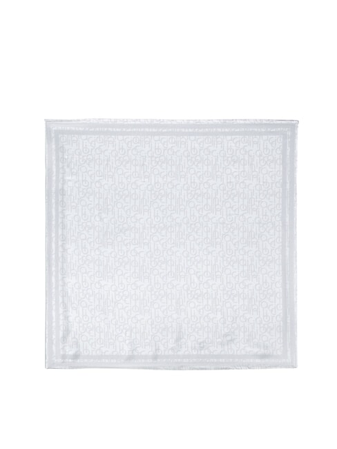 LOGO ALL OVER Esarfa imprimata alb - Eșarfe