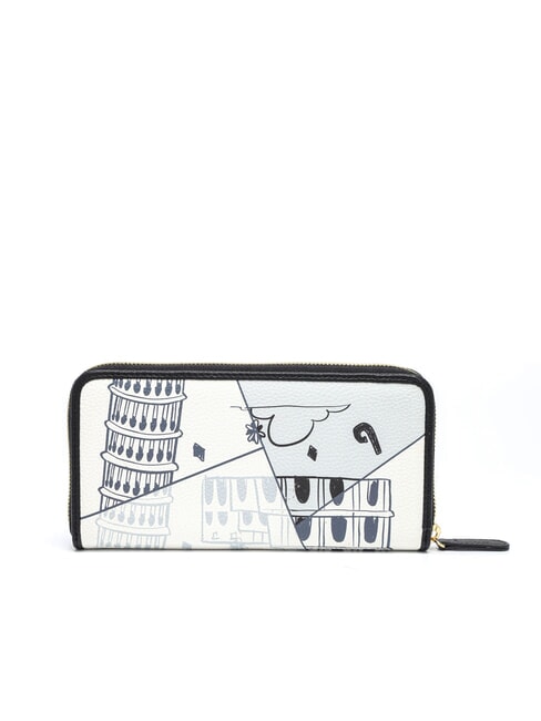 TUA CARTOLINE Italia Portofel cu fermoar multi - Portofele femei