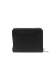 LOVE MOSCHINO METALLIC LOGO Portofel mediu cu fermoar negru - Portofele femei - 3