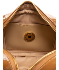 LOVE MOSCHINO CROCO PRINTED Geanta de umar pentru camera cămilă2 - Genți femei - 5