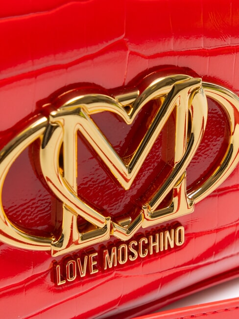 CROCO PRINTED Geanta de umar pentru camera roșu - Genți femei