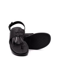 ROCCOBAROCCO RB Sandale flip-flop cu slingback negru - Pantofi femei - 5