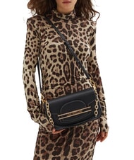 LOVE MOSCHINO CHAIN  Geanta de umar, cu bareta de umar negru - Genți femei - 4