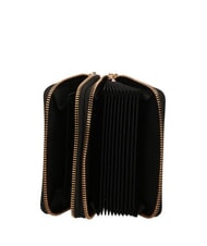 LOVE MOSCHINO GOLDEN HEART Portofel mediu cu fermoar negru - Portofele femei - 2