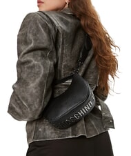 LOVE MOSCHINO GIANT  Mini Geanta cu curea de umar negru - Genți femei - 5