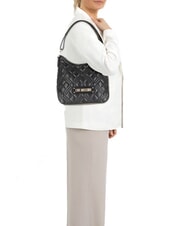 LOVE MOSCHINO QUILTED  Geantă de umăr Hobo negru - Genți femei - 4