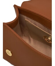 LOVE MOSCHINO LETTERING Geantă mini, cu curea de umăr nuci - Genți femei - 3