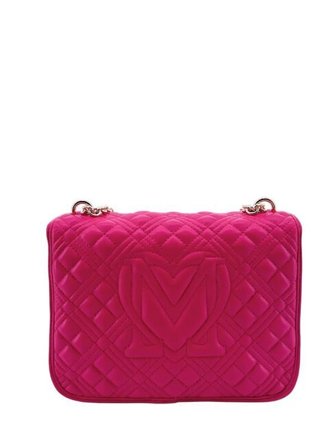 QUILTED GOLD CHAIN Geantă de umăr/încrucișată magenta - Genți femei