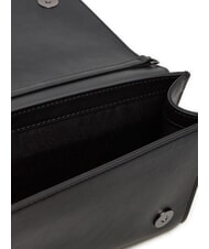 LOVE MOSCHINO CHAIN Geantă de umăr cu micro știfturi negru/gunmetal - Genți femei - 3