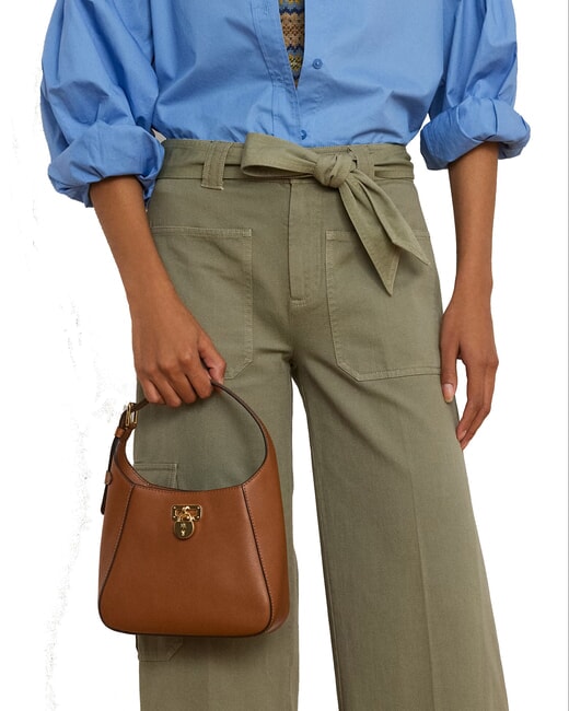 TANNER  Geantă de umăr mini, cu curea de umăr lauren tan2 - Genți femei