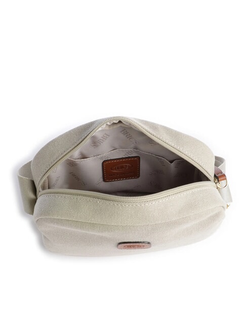 SORRENTO ERICA Geantă mică de umăr din pânză BEIGE - Genți femei