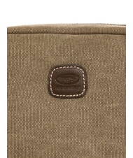 BRIC’S SORRENTO ERICA Geantă mică de umăr din pânză cacao - Genți femei - 5