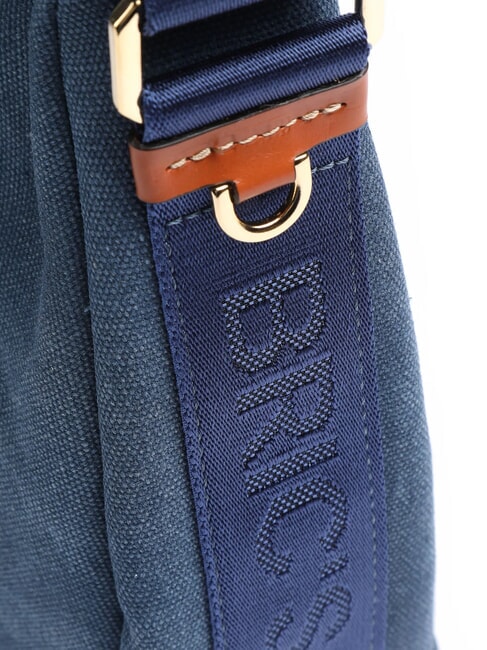 SORRENTO LUNA Geantă de pânză semilună albastru - Genți femei