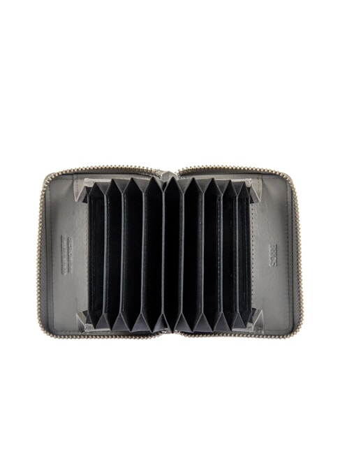 BERNINA Suport card de credit din piele GRI - Portofele bărbați