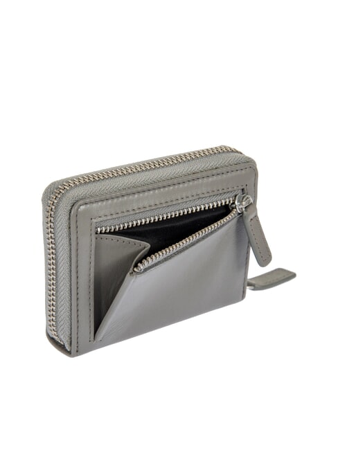 BERNINA Suport card de credit din piele GRI - Portofele bărbați