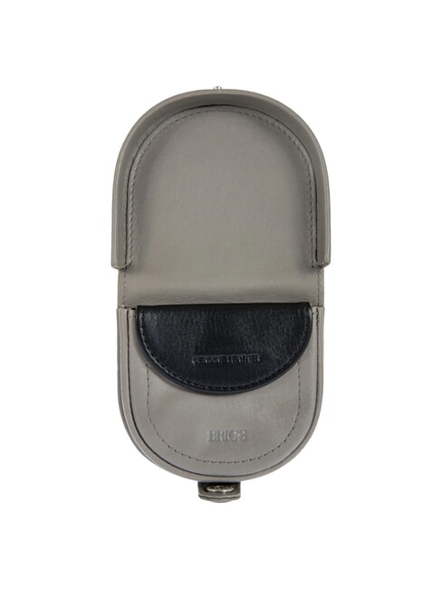 BERNINA Poșetă din piele cu toc GRI - Portofele bărbați