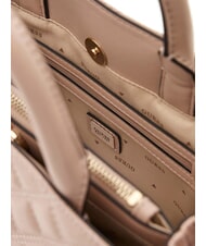 GUESS GIULLY Geanta matlasata cu manere duble bej deschis - Genți femei - 3