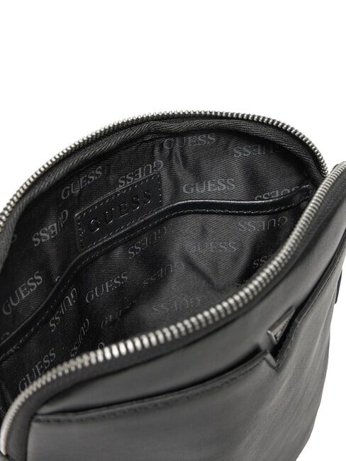 FIRENZE Geanta barbati din piele BLACK - Genți de umăr bărbați