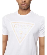 GUESS PATCHWORK Tricou imprimat alb purpuriu - tricou - 3