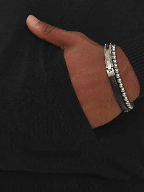 DARREL Cardigan cu fermoar complet pe gât jetbla - Pulovere pentru bărbați