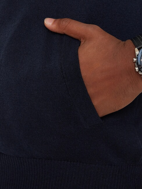 DARREL Cardigan cu fermoar complet pe gât smartblue - Pulovere pentru bărbați