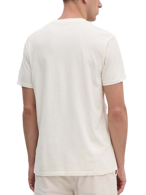 WORLD STAMPS Tricou din bumbac alb perlat multi - tricou