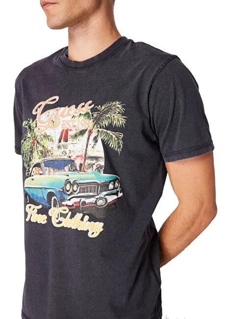 SUMMER Tricou cu maxi imprimeu smartblue - tricou