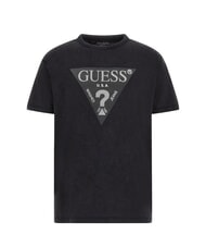 GUESS TRIANGLE Tricou din bumbac cu imprimeu jetbla - tricou - 4