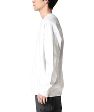 GUESS RAGLAN Hanorac din bumbac cu gât alb purpuriu - hanorace - 3