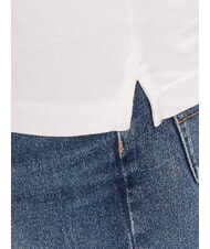 GUESS NOLAN Polo cu mânecă scurtă guler în dungi alb purpuriu - maiou Polo - 4