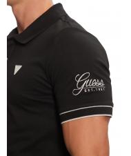 GUESS LYE Polo cu mânecă scurtă cu logo jetbla - maiou Polo - 3