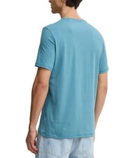 GUESS TRIANGLE Tricou cu maxi imprimeu albastru furtună sălbatică - tricou - 2