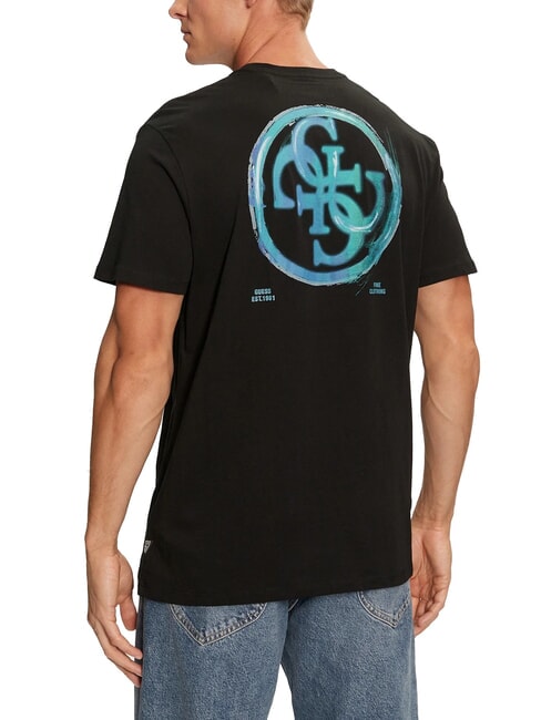 BASIC Tricou cu imprimeu cu logo 4G jetbla - tricou