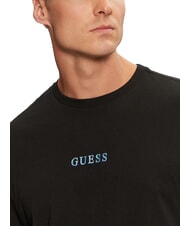 GUESS BASIC Tricou cu imprimeu cu logo 4G jetbla - tricou - 3
