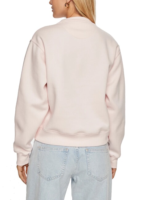 ICON Hanorac cu g&acirc;t crew roz cu cheie redusă - Hanorace pentru femei