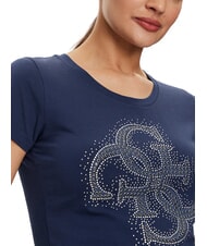 GUESS LOGO Tricou cu sigla 4G cu crampoane magician albastru - tricou - 3