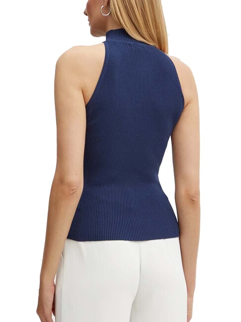 BLAIR Tricou cu Halterneck magician albastru - tricou