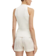 GUESS BLAIR Tricou cu Halterneck cremwhi - tricou - 2