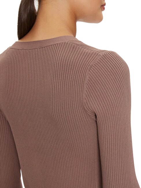 KAILEY Cardigan cu coaste cu nasturi fier - Pulovere pentru femei