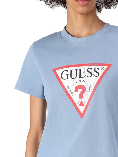 CLASSIC FIT LOGO Tricou cu logo panglică albastră - tricou