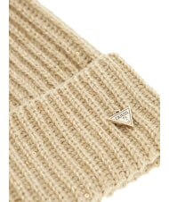GUESS LUREX Pălărie din amestec de lână BEIGE - Căciuli - 3