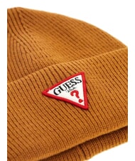 GUESS PATCH TRIANGOLO Pălărie cu manșetă ocru - Căciuli - 2